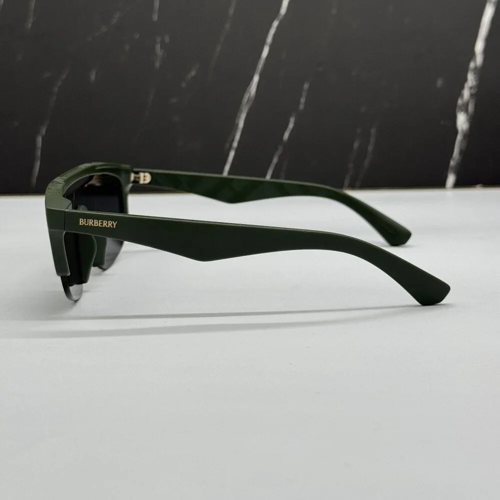 NEW BURBERRY BE4460U 4170/71 GREEN UNISEX SUNGLASSES BURBERRY BE4460U 417071